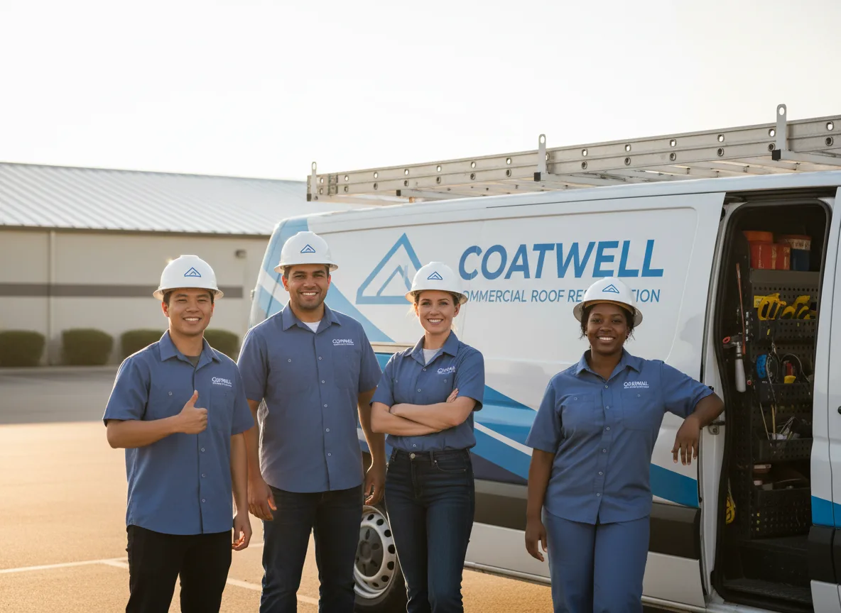 Commercial roof coating company in Slinger, WI